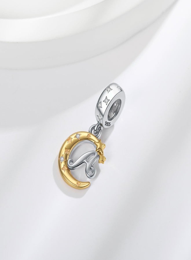 Linorui 925 Sterling Silver Letter Charms fit Pandora Charms Bracelets fit Women Christmas Birthday Gift - Image 5